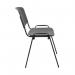 Jemini Multipurpose Stacking Chair Polypropylene 610x535x780mm Charcoal KF72369 KF72369