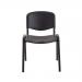 Jemini Multipurpose Stacking Chair Polypropylene 610x535x780mm Charcoal KF72369 KF72369