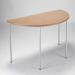 Jemini Semi-Circular Table 1600mm Oak KF72383