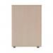 Jemini 2 Drawer Desk Side Filing Cabinet 800x600x730mm Maple KF72418 KF72418