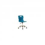 Titan Blue Senior Polypropylene Swivel Chair Pack of 1 KF72492