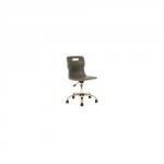 Titan Charcoal Senior Polypropylene Swivel Chair Pack of 1 KF72494
