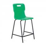 Titan Polypropylene High Chair 445mm Green