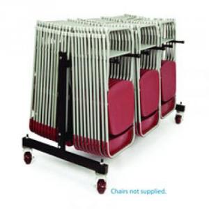 Image of Jemini Folding Chair Trolley Capacity 70 Chairs KF72543 KF72543