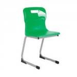 Titan Reverse Cantilever Chair 350mm Green