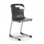 Titan Reverse Cantilever Chair 380mm Charcoal