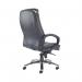 Avior Tuscany High Back Executive Chair 690x780x1140-1220mm Leather Black KF72583 KF72583