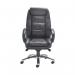 Avior Tuscany High Back Executive Chair 690x780x1140-1220mm Leather Black KF72583 KF72583