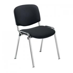 Jemini Ultra Multipurpose Stacking Chair Black/Chrome KF72904 KF72904