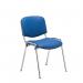 Jemini Ultra Multipurpose Stacking Chair Polyurethane Blue/Chrome KF72906 KF72906