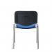 Jemini Ultra Multipurpose Stacking Chair Polyurethane Blue/Chrome KF72906 KF72906