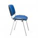 Jemini Ultra Multipurpose Stacking Chair Polyurethane BlueChrome KF72906 KF72906