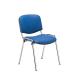 Jemini Ultra Multipurpose Stacking Chair PU Blue/Chrome KF72906 KF72906