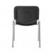 Jemini Ultra Multipurpose Stacking Chair Polyurethane BlackChrome KF72907 KF72907