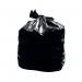 2Work Light Duty Refuse Sack Black (Pack of 200) KF73375 KF73375