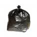 2Work Heavy Duty Refuse Sack Black (Pack of 200) KF73376 KF73376