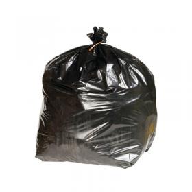 2Work Heavy Duty Refuse Sack LPDE Black 457x725x950mm (Pack of 200) KF73376 KF73376