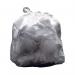 2Work Medium Duty Refuse Sack Clear (Pack of 200) KF73377 KF73377