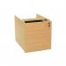 Jemini 2 Drawer Fixed Pedestal 400x550x450mm Beech KF73504 KF73504