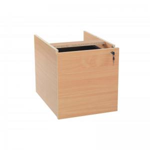 VOW Jemini 3 Drawer Fixed Pedestal 400x550x450mm Beech KF73506 KF73506