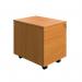 Serrion 2 Drawer Mobile Pedestal 400x500x500mm Bavarian Beech KF73516 KF73516