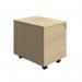 Serrion 2 Drawer Mobile Pedestal 434x580x525mm Ferrera Oak KF73517 KF73517