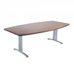 Arista Conference Table 2200x1100mm Boat Walnut KF73540