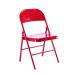 Jemini Metal Folding Chair Red KF73587