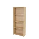 Serrion Warm Maple 1750mm Large Bookcase (Dimensions: W740 x D340 x H1600mm) KF73835 KF73835