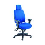 Avior Elbrus High Back Operator Chair 650x678x678mm Blue KF73874 KF73874
