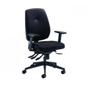 Cappela Agility High Back Posture Chair 400x800x600mm Black KF73885 KF73885