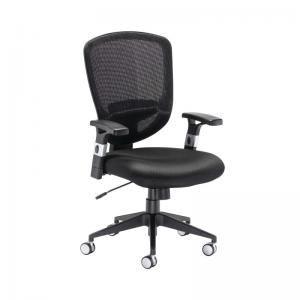 VOW Arista Tern High Back Chair 635x555x1025-1100mm Black KF73906