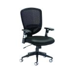 Arista Tern High Back Chair 635x555x1025-1100mm Black KF73906 KF73906