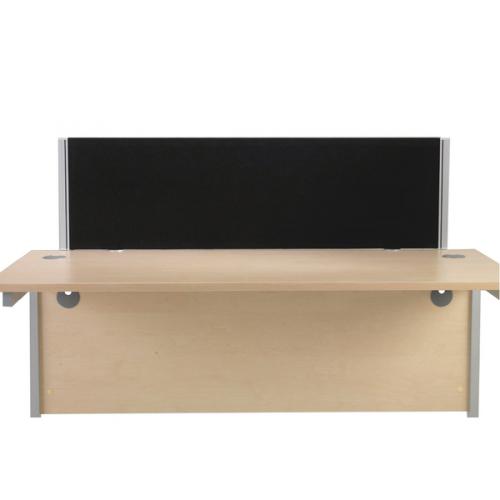 Jemini Black 1600mm Straight Desk Screen Each Screen Comes Kf73916