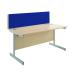 Jemini Blue 1500mm Straight Desk Screen KF74004