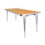 Jemini Saxon Oak W1520xD685xH698mm Folding Table KF74025 KF74025