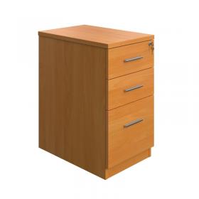 5 Star Modara 18mm Dskh 3 Drw Pedestal 434x600x730mm Beech KF74110 KF74110
