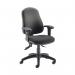 Jemini Teme Deluxe High Back Operator Chair 640x640x985-1175mm Charcoal KF74122 KF74122