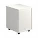 Jemini 3 Drawer Mobile Pedestal 400x500x595mm White KF74148 KF74148