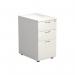Jemini 3 Drawer Desk High Pedestal 404x800x730mm White KF74150 KF74150
