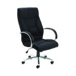 Avior Richmond High Back Executive Chair Fabric 660x780x1110-1210mm Black KF74187 KF74187