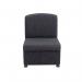 Arista Modular Reception Chair 610x670x830mm Charcoal KF74203 KF74203