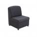 Arista Modular Reception Chair 610x670x830mm Charcoal KF74203 KF74203