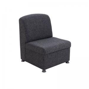 VOW Arista Modular Reception Chair 610x670x830mm Charcoal KF74203