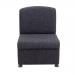 Arista Modular Reception Chair 610x670x830mm Charcoal KF74203 KF74203