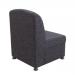 Arista Modular Reception Chair 610x670x830mm Charcoal KF74203 KF74203