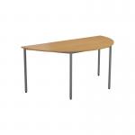 Jemini Semi Circular Table Multipurpose 1600x800x730mm Nova Oak KF74400 KF74400