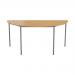 Jemini Semi Circular Multipurpose Table 1600x800x730mm Nova Oak KF74400 KF74400