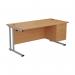 Jemini 2 Drawer Fixed Pedestal 404x655x495mm Beech KF74411 KF74411