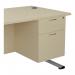 Jemini 2 Drawer Fixed Pedestal 404x655x495mm Maple KF74414 KF74414